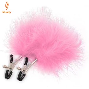 Giocattoli Sessuali per Adulti, Clip per Seno con Piume Sexy, Morsetti per Capezzoli a Quadrifoglio, Accessori per Bondage per <span class=keywords><strong>Intimità</strong></span> - Product Image 3