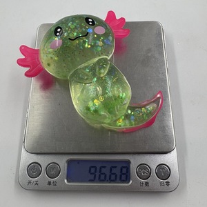 Jouet sensoriel anti-stress Axolotl scintillant à paillettes, salamandre mignonne à presser, animal marin pour soulager l'anxiété - Product Image 5