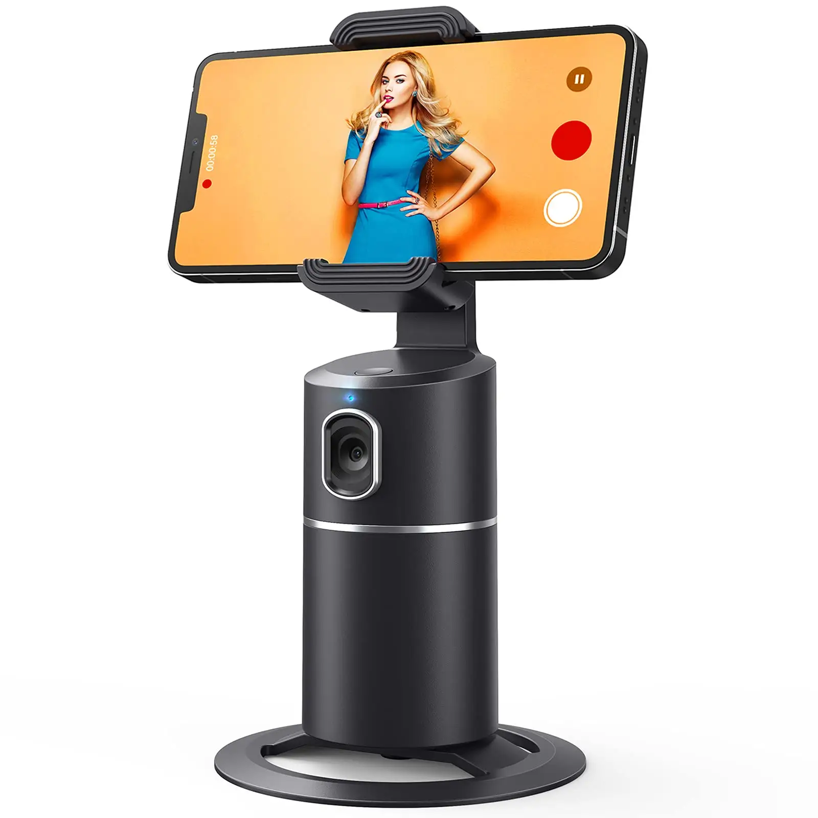 Face Recognition Phone Holder Amazon Christmas Live Streaming Stand For iPhone 13 14 Pro Max 360 Rotating Mobile Phone Holders