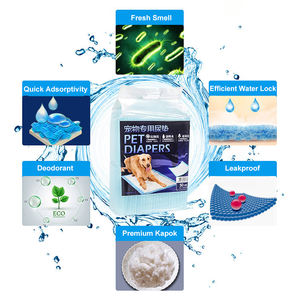 Pañales Desechables para Perros Hoopet, Ecológicos, Súper Absorbentes, Almohadilla Azul - Product Image 5