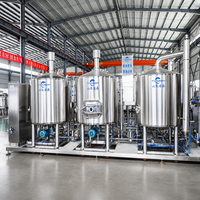Sistema de Elaboración de Cerveza Automático Personalizado de Acero Inoxidable Tonsen de 1000L, 2000L, 3000L y 200L con Recipiente a Presión de Alta Productividad