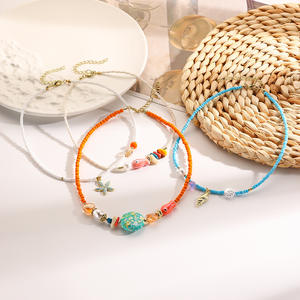 Collier Minimaliste Image Dainty Stack Collier Pendentif en Céramique - Product Image 5