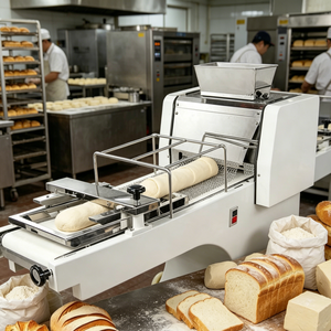 Máquina Automática <span class=keywords><strong>para</strong></span> Moldear Pan Tostado, <span class=keywords><strong>Croissants</strong></span> y Pan Francés, Mini Moldeadora de Masa, Formadora y Enrolladora - Product Image 1