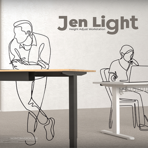 ชุดเฟอร์นิเจอร์สำนักงาน โต๊ะทำงานแบบยืน โต๊ะคอมพิวเตอร์สำหรับนักเรียน โต๊ะปรับระดับได้ โต๊ะทำงานหรูหราสำหรับบ้าน โต๊ะเล่นเกม โต๊ะสำนักงาน - Product Image 5