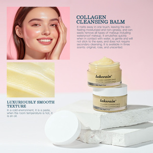 Baume Nettoyant au Collagène Nourrissant, Contrôle du Sébum, Nettoyage en Profondeur, Hydratant, Raffermissant, Démaquillant Doux pour le Visage - Product Image 3