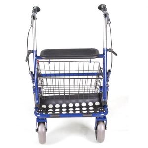 Silla de caminar asistida <span class=keywords><strong>para</strong></span> ancianos y discapacitados Andador de acero y andador Estabilidad <span class=keywords><strong>para</strong></span> movilidad limitada <span class=keywords><strong>para</strong></span> personas de compras - Product Image 6