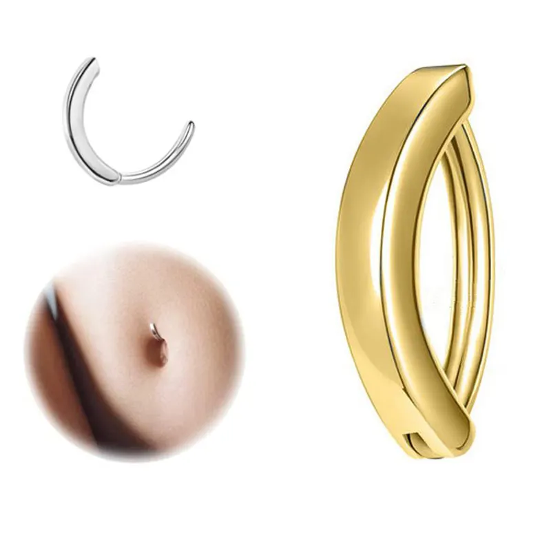 אופנה 316L נירוסטה שלוש שורה זירקונים האף טבעת מחץ לנקב עגילי כסף זהב תכשיטי פירסינג תכשיטים