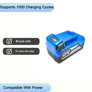 Batterie au lithium rechargeable 24V 5Ah, batterie de remplacement compatible avec le visseuse-perceuse sans fil - Product Image 2
