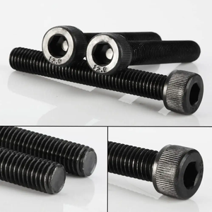 Tornillos de Cabeza Cilíndrica de Acero al Carbono de Alta Resistencia Grado 14.9, con Cabeza Hexagonal, M3 M4 M5 M6, Plateados, Negros, Zincados, Anclajes - Product Image 6