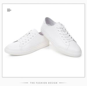 Chaussures en cuir blanc pour homme, sur mesure, en cuir véritable, respirantes, antidérapantes, légères, été, grande taille, polyvalentes, bureau, carrière - Product Image 3