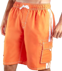 Tùy Chỉnh Người Đàn Ông Của Nhanh Chóng Khô Bãi Biển Quần Short Nylon/Cotton Surf Board Thân Rắn Thư Trái Cây Động Vật In Giản Dị Đồ Bơi - Product Image 4