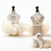 Robe de princesse pour chienne, jupe tutu en dentelle, costume de mariée pour chien, robe de mariage pour chien pour anniversaire