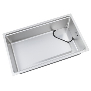 304 Stainless Steel Single Bowl Undermount Kitchen Sink 7545 Brushed Nano Silver Easy To Clean - Product Image 1