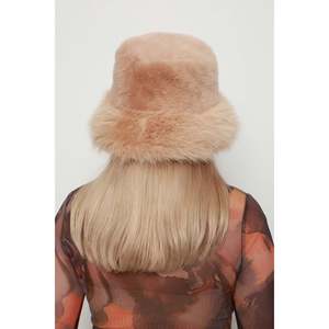 Gorro Cossack de Felpa Gruesa Color Camel - Cálido y Elegante para Protección Contra el Frío al Aire Libre Spk1143 - Camel95 - Product Image 5