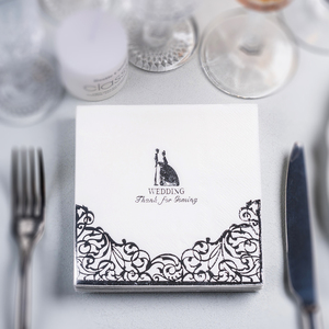 Kunden spezifische weiche Einweg-Bronzing Servietten & Servietten Hot Stamp ing Dinner Servietten Papier material - Product Image 1