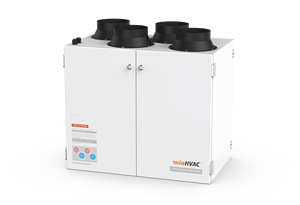 Unité de ventilation à récupération de chaleur murale verticale MIA 350m3/h <span class=keywords><strong>VMC</strong></span> à double flux avec contrôle à distance par application - Product Image 4