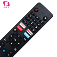 Diseño personalizado BT BLE Smart TV Control remoto 1 año de garantía Botones calientes universales Búsqueda por voz Silicona Plástico OEM/ODM