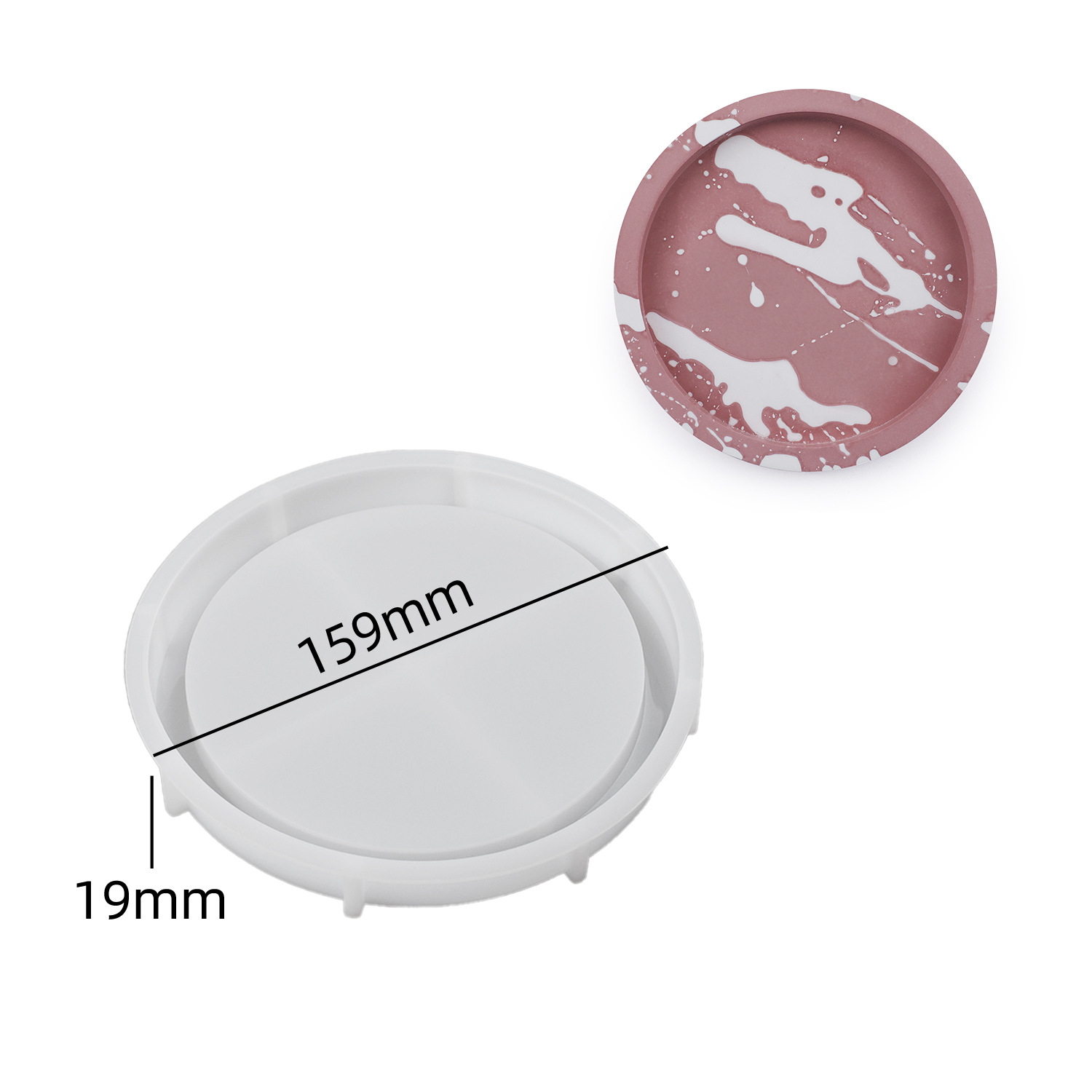 Small Tray Mold White