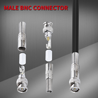 Connecteurs BNC sans soudure DaierTek RG59 RG6, connecteur de compression BNC mâle pour câble coaxial de caméra de sécurité CCTV