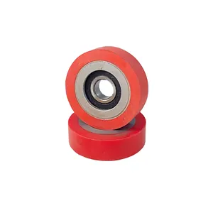 Durable wear resistance PU Press Wheel Conveying Pressure Edge Banding Roller for Edge Banding Machine