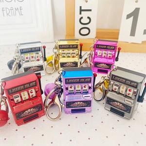 Slot Machine Mini Casino Kawaii Vintage Fashion Metal <b>Bottle</b> <b>Opener</b> <b>Keychain</b> Lightweight Square for New Year Las Vegas Party - Product Image 3