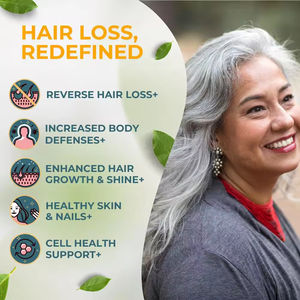 Cápsulas para el Crecimiento del Cabello OEM, Píldoras para el Complejo Capilar con Biotina y Vitamina B, 10 Suplementos de Hierbas para Cabello, Piel y Uñas - Product Image 2