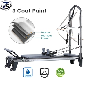<span class=keywords><strong>Reformer</strong></span> de <span class=keywords><strong>Pilates</strong></span> con Estructura de Aleación de Aluminio de Grado Comercial, con Ruedas para Transporte, Equipo de Gimnasio Portátil para el Hogar, Compra al por Mayor - Product Image 3