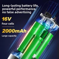 Perceuse sans fil 16V DCJZ1601E Lithium-Ion, mandrin à trois griffes, deux vitesses réglables, OEM, usage industriel/bricolage, garantie 3 mois, réversible
