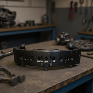 Barre de renfort de pare-chocs avant Mazda Cx5 2013-2016 pour remplacement et réparation, cadre en acier noir, nouvelle pièce de carrosserie automobile - Product Image 2