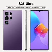 Téléphones mobiles débloqués S25 Ultra version mondiale, écran 7,3 pouces, 16 Go + 512 Go de stockage, smartphone 5G, prix de gros d'usine, livraison rapide