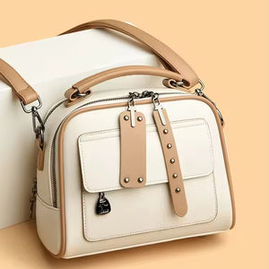 Sac à main rétro pour femme, printemps-été 2025, grande capacité, bandoulière, sac carré petit format - Product Image 1