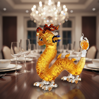 Ensemble de carafes à vin en verre borosilicate moderne, transparent, durable, créatif et élégant, en forme de dragon, 1000-1200 ml