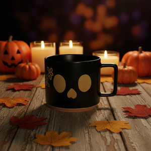 Hot Selling <b>Halloween</b> Pattern Modern Luxury Gold Plated Ceramic Porcelain <b>Mug</b> Dishwasher & Microwave Safe for Party Use - Product Image 5