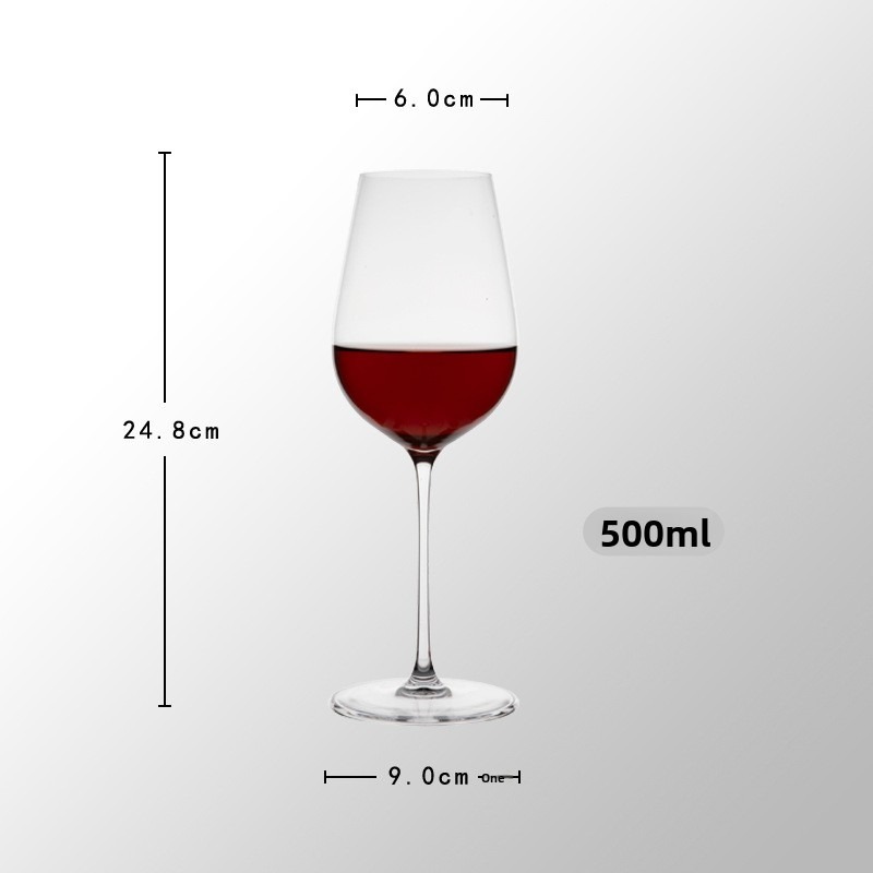 Ultra-fine rod red wine glass 500ML