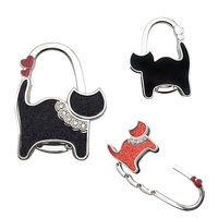 Crochet de suspension en métal pour chat transfrontalier créatif et non marquant pour sac à bandoulière portable pour femmes pièces de sac latéral de bureau accessoires