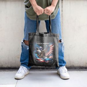 DLBZ Customized Independence Day Wholesale Reusable Stylish Durable Eco-friendly Canvas Cotton Rope Handle Shopping <b>Tote</b> <b>Bag</b> - Product Image 5