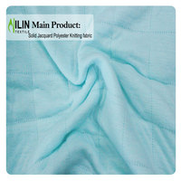 Tissu en tricot jacquard polyester respirant et écologique