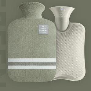 Bolsa de terapia caliente con cubierta de punto Calentador de manos de calor cálido para invierno Botella de agua caliente - Product Image 5