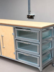 خشب البتولا مع درجين تصميم حديث موفر للمساحة - Product Image 4