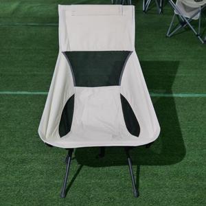 Chaise pliante avec dossier, structure en fer, tissu Oxford, mobilier d'extérieur moderne pour jardin, pique-nique, plage, pêche, camping et overland - Product Image 4