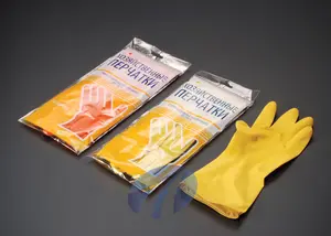 Guanti in lattice per uso domestico a maniche lunghe guanti in gomma per lavastoviglie