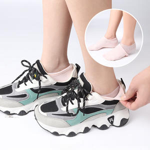 सीब्स अदृश्य ऊंचाई बढ़ती इनसोल्स आर्क का समर्थन करता है, जो एक आधा पैड नरम त्वचा के अनुकूल शॉक अवशोषण लोचदार एड़ी के मोजे - Product Image 3