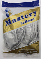 Ballons en latex chromé argenté de 36 pouces, lot de ballons pour fête