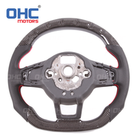   Volant de direction LED pour Volkswagen Golf 6 7 8 R MK6 MK7 MK8 GTI Scirocco Volant en fibre de carbone Ohc Motors