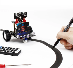 Yahboom microbit robot xe kit đồ họa <span class=keywords><strong>Python</strong></span> lập trình IR ứng dụng điều khiển cho STEM giáo dục tương thích với microbit V2 V1 - Product Image 2