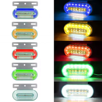 Nouvelle lumière latérale et de gabarit LED 24V blanc froid JSATR modèle BD-4009 pour remorques et camions - Rénovation/Mise à niveau