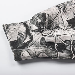 طباعة DTG كامو بأكمام طويلة بطبقة مزدوجة برقبة طاقم عالية الجودة مخصصة - Product Image 3