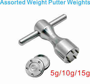 Jeu de clés à molette pour <span class=keywords><strong>putters</strong></span> de golf avec poids multiples, outil de réglage à 5 broches pour <span class=keywords><strong>putters</strong></span> <span class=keywords><strong>Scotty</strong></span> <span class=keywords><strong>Cameron</strong></span> - Product Image 4