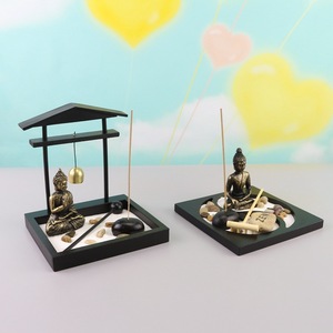 Kit Giardino Zen Giapponese in Resina all'Ingrosso, Mini Giardino Zen per Decorazione da Tavolo per Ufficio e Casa, Rilassamento e Meditazione - Product Image 4