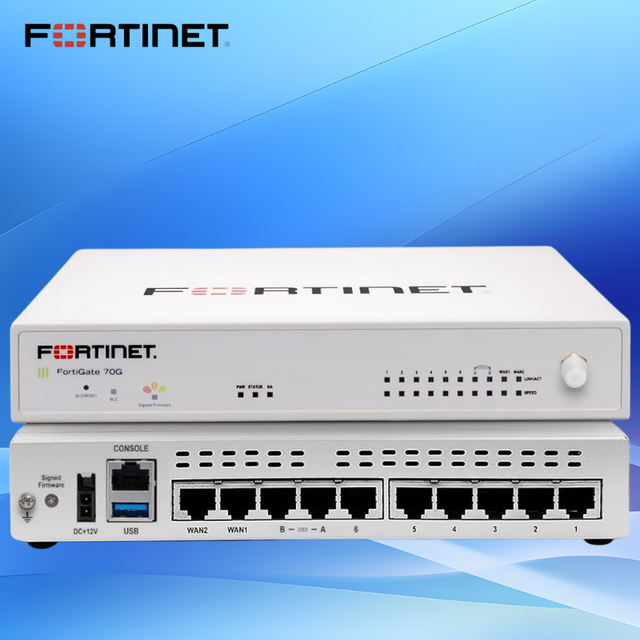 Original Fortinet FG-70G FortiGate Firewall IPS Appliance Enterprise Protection 1-Year Quick Ship Worldwide Stock 10 Gbps